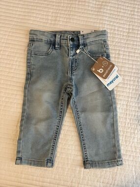Mayoral Light Wash Blue Kids Denim-Style Jeans